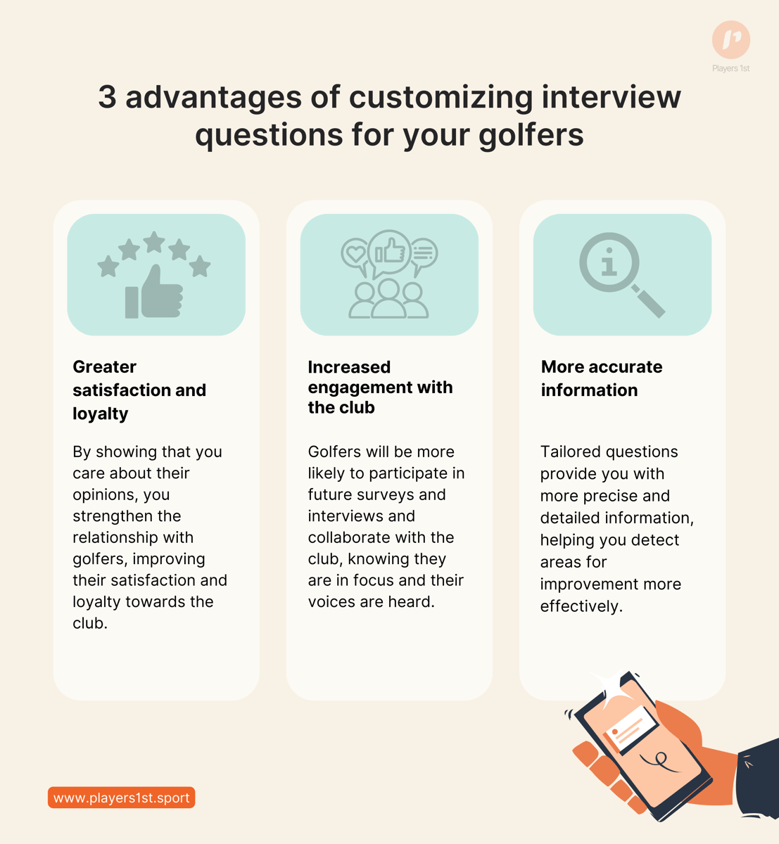 Figure 1_ 3 advantages of customizing interview questions for your golfers