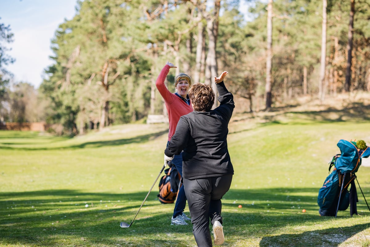 Female golfers on the course. Photo_ Renate Roeleveld