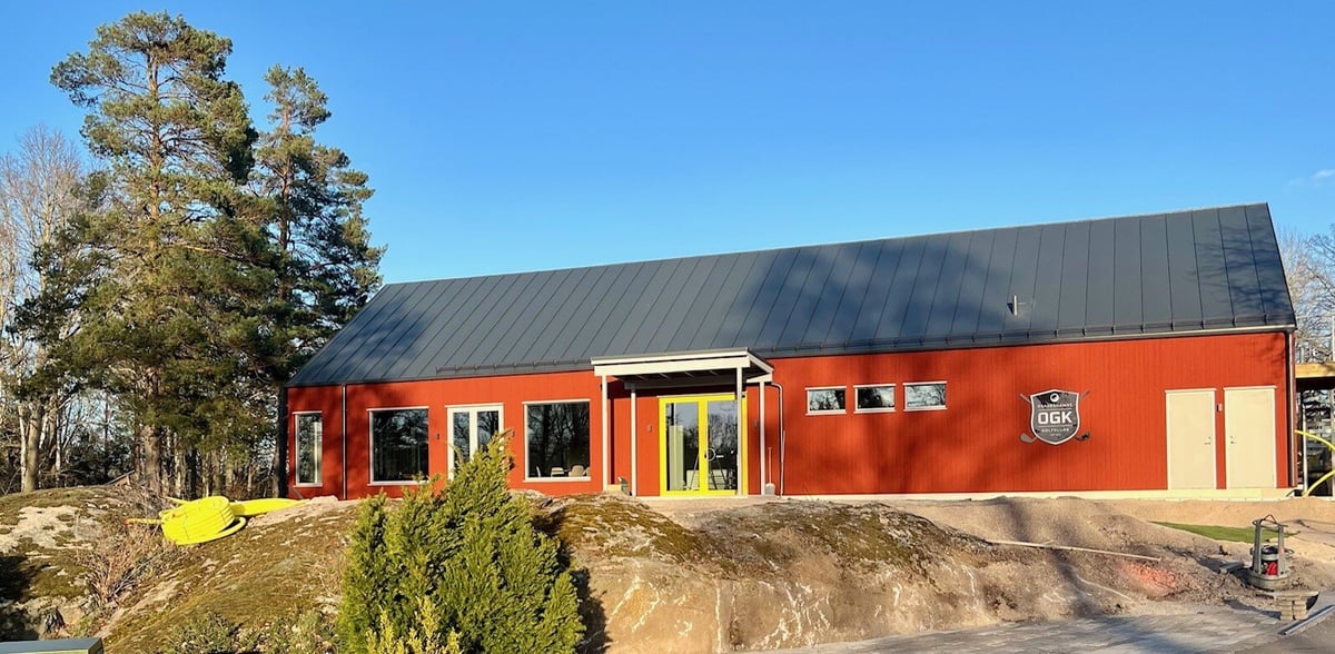 The newly renovated clubhouse will open in the spring of 2024. Source_ Oskarshamns Golf Club